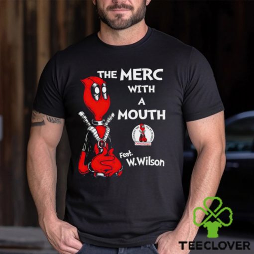 Deadpool the Merc with a mouth feat W. Wilson art hoodie, sweater, longsleeve, shirt v-neck, t-shirt