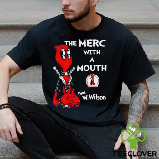 Deadpool the Merc with a mouth feat W. Wilson art hoodie, sweater, longsleeve, shirt v-neck, t-shirt