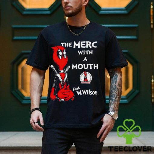 Deadpool the Merc with a mouth feat W. Wilson art hoodie, sweater, longsleeve, shirt v-neck, t-shirt