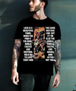 Deadpool wolverine marvel studio love is a beautiful thing hoodie, sweater, longsleeve, shirt v-neck, t-shirt