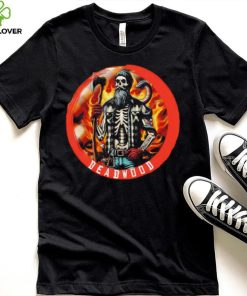 Deadwood legacy professional wrestler skeleton shirt
