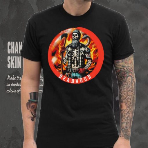 Deadwood legacy professional wrestler skeleton shirt