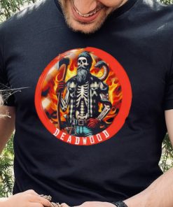 Deadwood legacy professional wrestler skeleton shirt