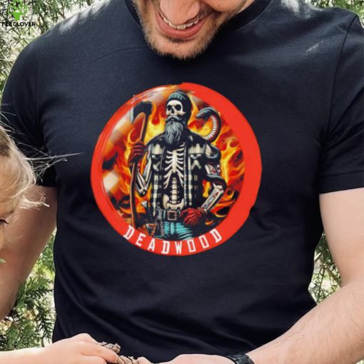 Deadwood legacy professional wrestler skeleton shirt