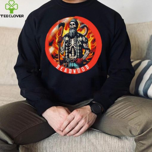 Deadwood legacy professional wrestler skeleton shirt