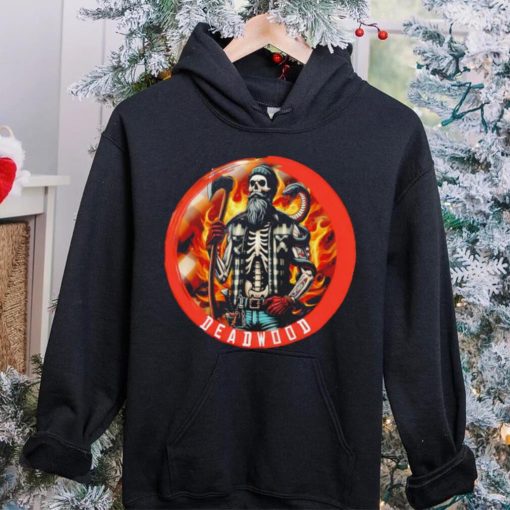 Deadwood legacy professional wrestler skeleton shirt