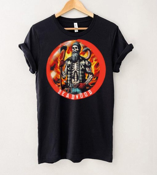 Deadwood legacy professional wrestler skeleton shirt