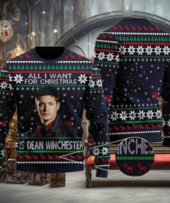 Dean Winchester Christmas Ugly Sweater