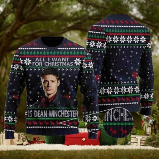 Dean Winchester Christmas Ugly Sweater