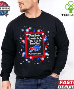 Dear Santa Buffalo Bills Christmas Lights shirt
