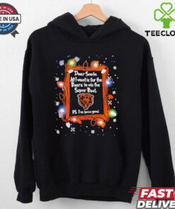 Dear Santa Chicago Bears Christmas Lights shirt