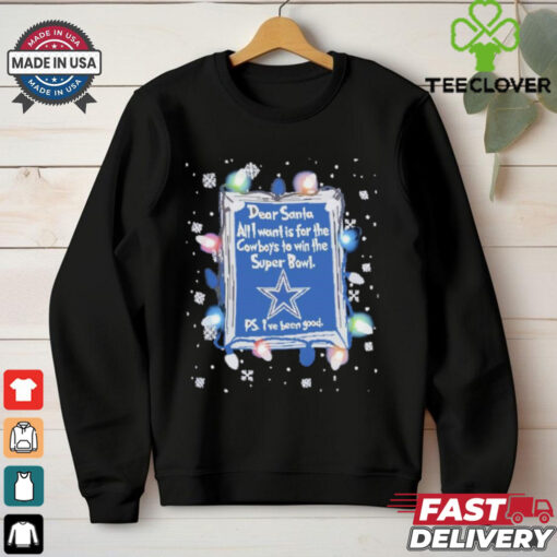 Dear Santa Dallas Cowboys Christmas Lights shirt