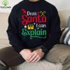 Dear Santa It Was Papa’s Idea Funny Christmas Santa Naughty Shirt