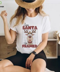 Dear Santa I God Framed Reindeer Christmas Shirt