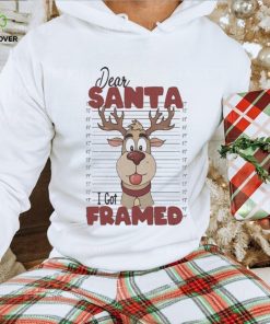 Dear Santa I God Framed Reindeer Christmas Shirt