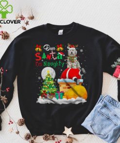 Dear Santa I'm Naughty Funny Christmas Lights Snow Bearded Collie Dog Santa Stuck In Chimney T Shirt 5 Dear Santa I'm Naughty Funny Christmas Lights Snow Bearded Collie Dog Santa Stuck In Chimney T Shirt