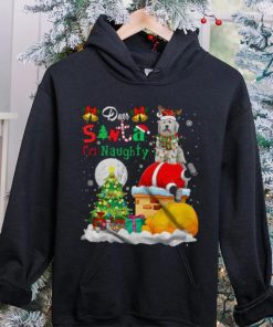 Dear Santa I'm Naughty Funny Christmas Lights Snow Bearded Collie Dog Santa Stuck In Chimney T Shirt 7 Dear Santa I'm Naughty Funny Christmas Lights Snow Bearded Collie Dog Santa Stuck In Chimney T Shirt