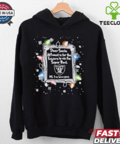 Dear Santa Las Vegas Raiders Christmas Lights shirt