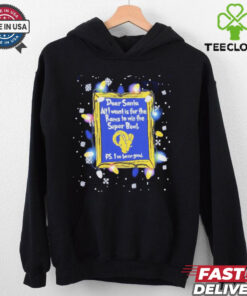 Dear Santa Los Angeles Rams Christmas Lights shirt