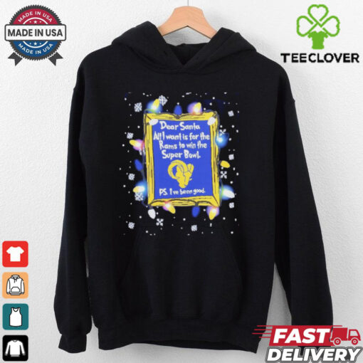 Dear Santa Los Angeles Rams Christmas Lights shirt