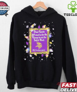 Dear Santa Minnesota Vikings Christmas Lights shirt