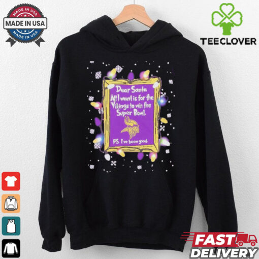 Dear Santa Minnesota Vikings Christmas Lights shirt
