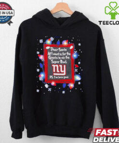 Dear Santa New York Giants Christmas Lights shirt