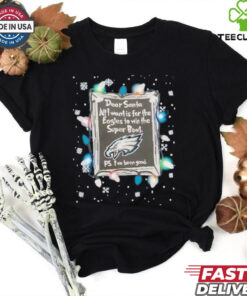 Dear Santa Philadelphia Eagles Christmas Lights shirt