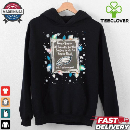Dear Santa Philadelphia Eagles Christmas Lights shirt