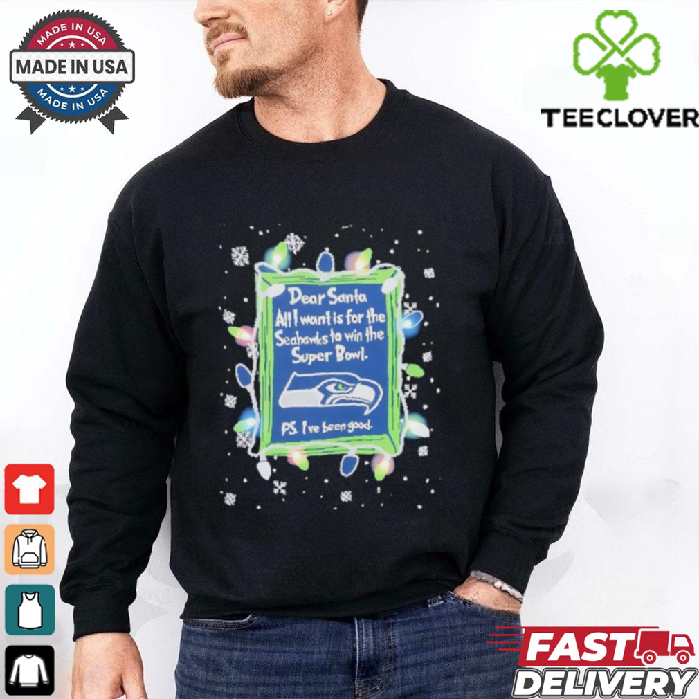 Dear Santa Seattle Seahawks Christmas Lights shirt Dear Santa Seattle Seahawks Christmas Lights shirt