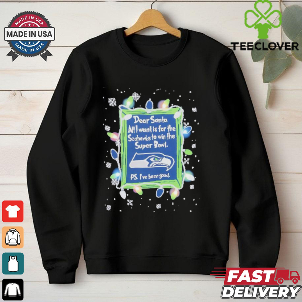 Dear Santa Seattle Seahawks Christmas Lights shirt Dear Santa Seattle Seahawks Christmas Lights shirt
