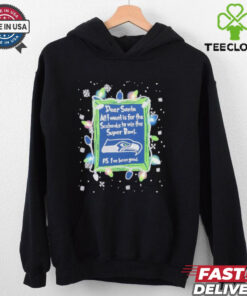 Dear Santa Seattle Seahawks Christmas Lights shirt