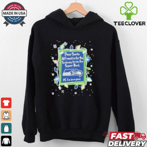 Dear Santa Seattle Seahawks Christmas Lights shirt
