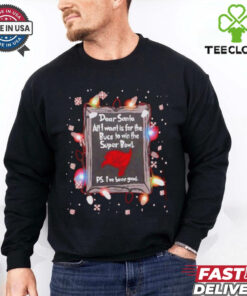 Dear Santa Tampa Bay Buccaneers Christmas Lights shirt
