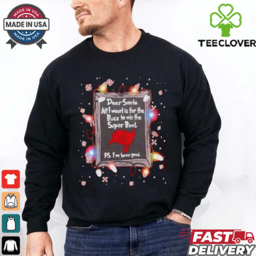 Dear Santa Tampa Bay Buccaneers Christmas Lights shirt