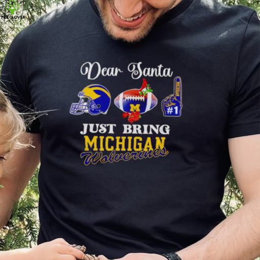 Dear Santa just bring Michigan Wolverines hoodie, sweater, longsleeve, shirt v-neck, t-shirt