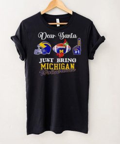 Dear Santa just bring Michigan Wolverines hoodie, sweater, longsleeve, shirt v-neck, t-shirt