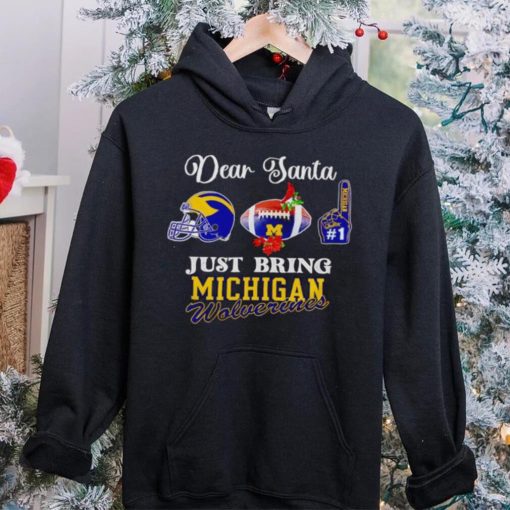 Dear Santa just bring Michigan Wolverines hoodie, sweater, longsleeve, shirt v-neck, t-shirt