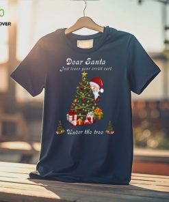 Dear Santa just leave your credit card under the tree Christmas shirt 3 Dear Santa just leave your credit card under the tree Christmas shirt