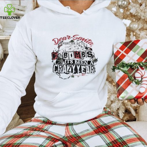 Dear Santa sorry for all the F Bombs it’s been a crazy year hoodie, sweater, longsleeve, shirt v-neck, t-shirt