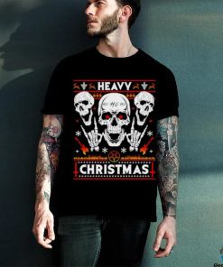 Death Black Metal Rocker Horns Christmas Shirt