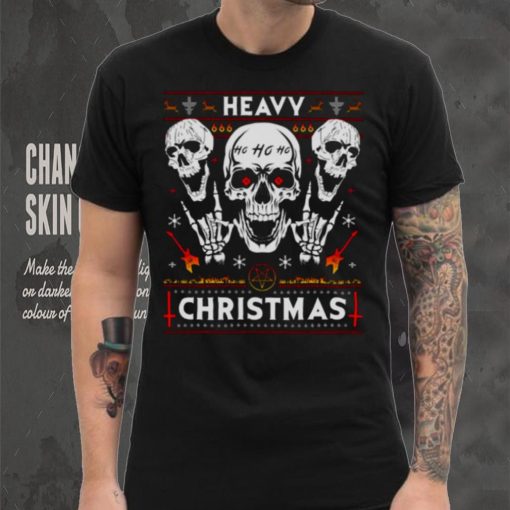 Death Black Metal Rocker Horns Christmas shirt
