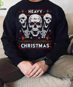 Death Black Metal Rocker Horns Christmas shirt