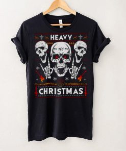 Death Black Metal Rocker Horns Christmas shirt