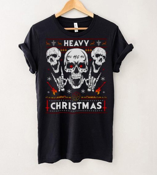 Death Black Metal Rocker Horns Christmas shirt