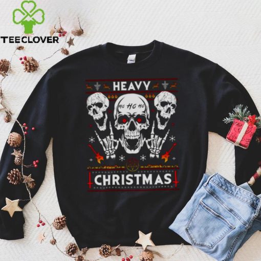 Death Black Metal Rocker Horns Christmas shirt