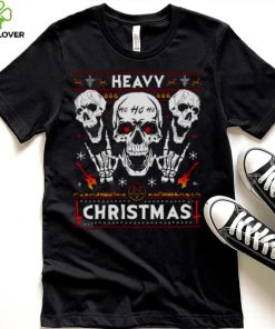 Death Black Metal Rocker Horns Christmas shirt
