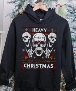 Death Black Metal Rocker Horns Christmas shirt