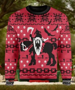 Death Dealer Knitting Pattern Ugly Christmas Holiday Sweater