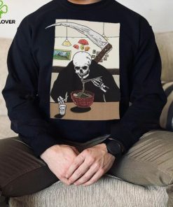 Death Eating Ramen T Shirt By Carla Beltra